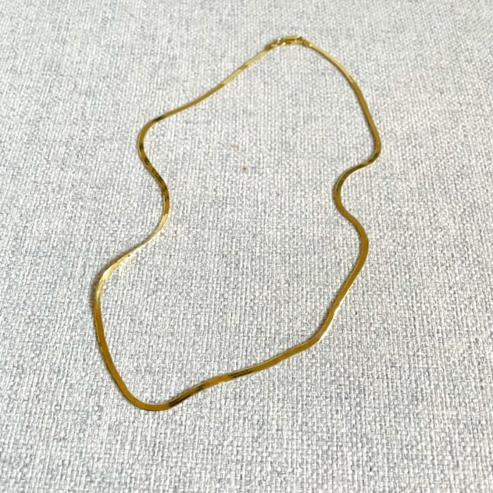Gold Necklace 18"